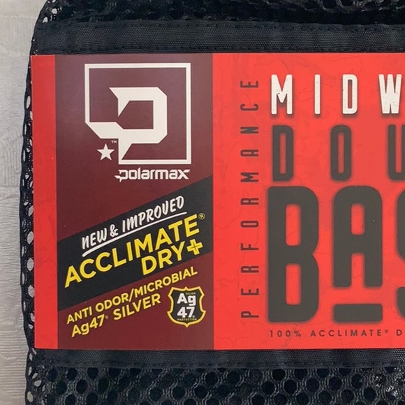 PolarMax BASELAYER (2) MID-WT DBL LAYER CAPRI - Black - Picture 5 of 10